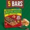 Nature Valley Wafer Bars, Peanut Butter Chocolate, 5 Bars per Box, 6.5 oz, Pack of 6, Crispy Wafer Texture, Peanut Butter Layers & Chocolate Coating, No Artificial Flavors, No High Fructose Corn Syrup, Protein Type. view 3
