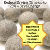 100% Natural Alpaca Dryer Balls | Organic Fabric Softener | Static Reducer | Hypoallergenic | Sustainable | Toxin Free | Handmade in USA | Reusable view 3