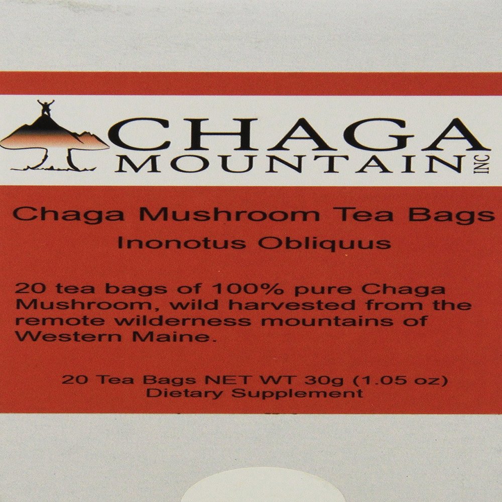 Chaga Mushroom in Tea Bags, 20 Count