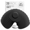 Not Just A Patch Freestyle Libre 2 Sensor Covers (20 Pack) Lingo CGM Patches for Freestyle Libre 2 - Water Resistant & Durable for 10-14 Days - Black view 1
