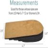 Adjustable Leg Length Discrepancy Heel Lifts Inserts Insoles - Pack of 2 (5 Layer Brown Large) view 2