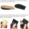 Adjustable Leg Length Discrepancy Heel Lifts Inserts Insoles - Pack of 2 (5 Layer Brown Large) view 4