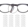 SMARTTOP 1.0mm Eyeglass Nose Pads 20 Pairs Stick On Silicone Anti-Slip Adhesive Nose Pads Cushions for Eyeglasses Sunglasses Thin Nose Pads (Clear) view 1