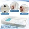 Inflatable Shower Bathtub Kits, Large Bathing Basin System for Bedridden, Handicap, Elderly, Disabled Patients Body Washing, Caregiver Assistive Aid view 3