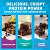 Zbar Protein - Chocolate Chip, Chocolate Mint, and Cookies 'n Creme - Variety Pack - Crispy Snack Bars - Made with Organic Oats - Non-GMO - 5g Protein - Gluten Free Protein Bars (30 Pack) view 3