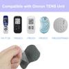 20 Pack TENS Unit Replacement Pads Compatible with Omron Electrotherapy Relief, Reusable Electrode Patches for PM3030 PM3031 HV-F128, Premium Gel Refills with Snap Connector view 2