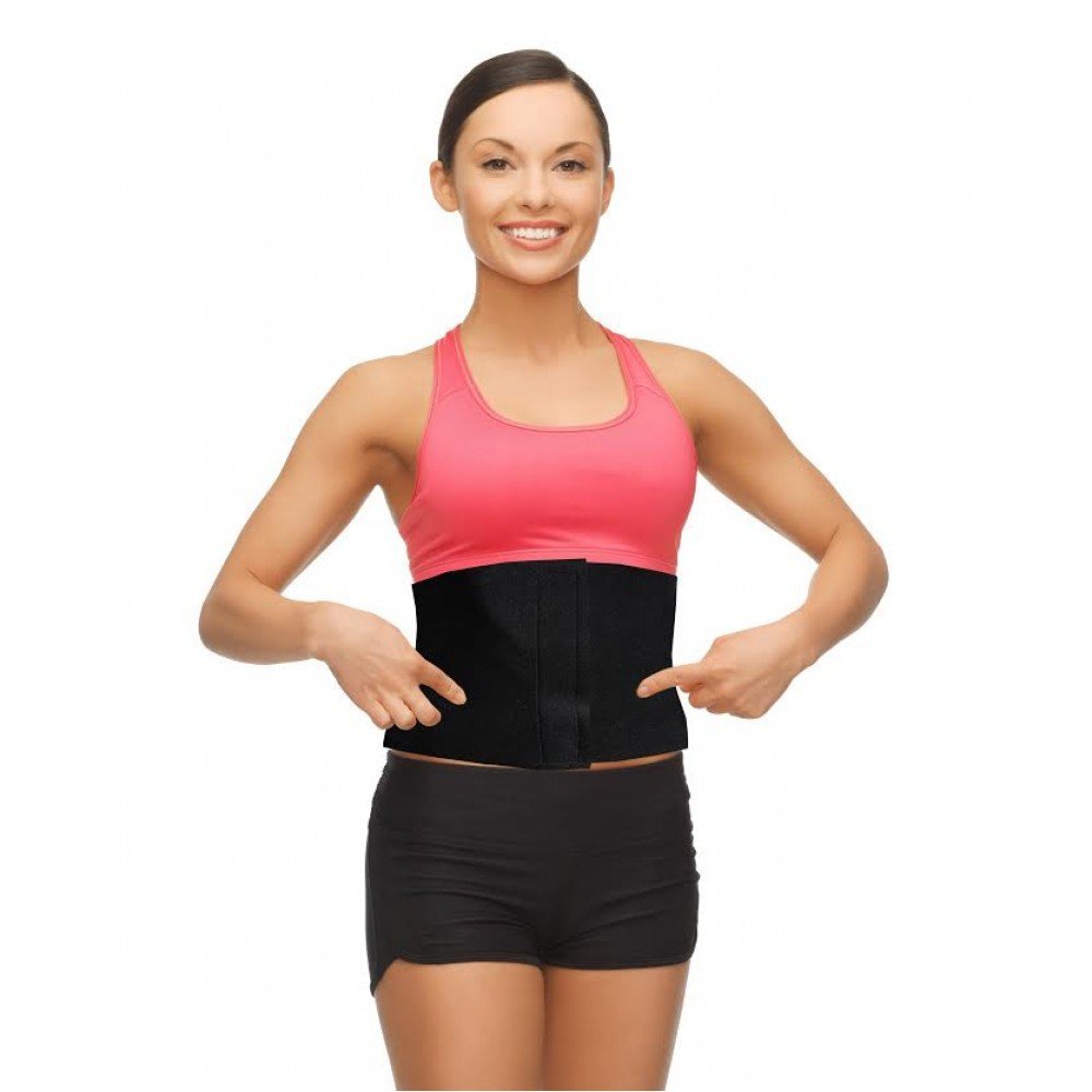Bennoti Women's Adjustable Neoprene Fitness Waist Wrap, Black