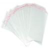 Borningfire 300ct 5x7 Clear Resealable Plastic Bags Self Adhesive Sealing OPP Cello/Cellophane Bags for Bakery Cookies Candy Treats Decorative Wrappers, Fits 5'' x 7'' Prints Photos Cards Envelopes view 1
