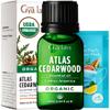 Gya Labs Organic Cedarwood Essential Oil - 0.34 Fl Oz - for Skin, Hair, Diffuser, Aromatherapy, DIY Candle Making Scents view 1