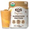 KOS Vegan Protein Powder, Chocolate Peanut Butter - Low Carb Pea Protein Blend, USDA Organic Superfood with Vitamins & Minerals - Keto, Soy, Dairy Free - Meal Replacement for Women & Men - 10 Servings view 1