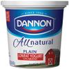 Dannon All Natural Quart Plain Lowfat Yogurt, 32 Ounce -- 6 per case. view 1