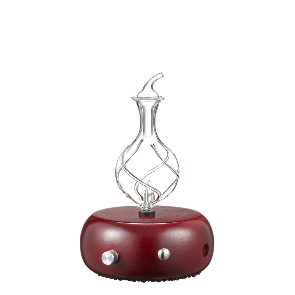 Nebulizing Pure Essential Oil Aromatherapy Diffuser, Premium Home & Professional Use, No Heat, No Water, No Plastic  Dark Radiance by Organic Aromas