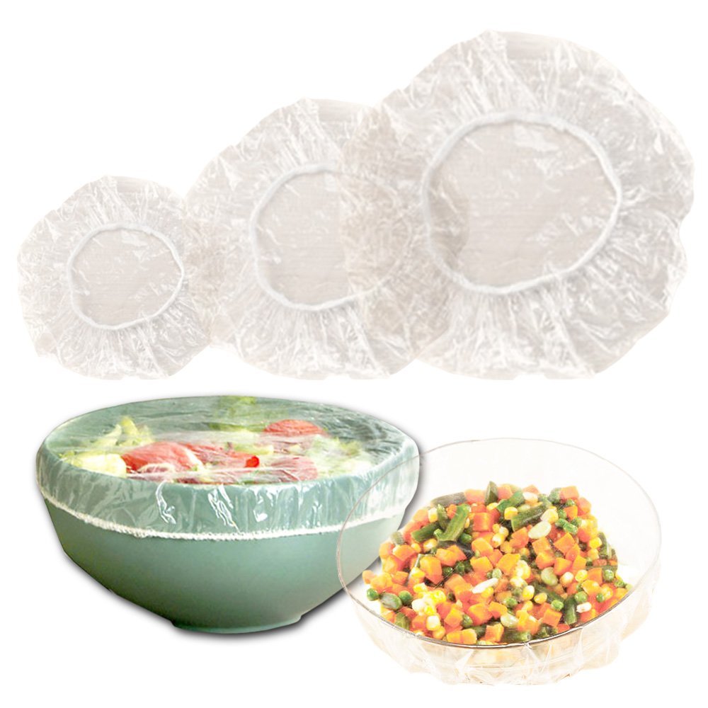 Set of 48 Reusable Elastic Bowl, Dish & Plate Covers - 3 Sizes