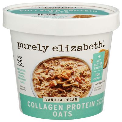 Purely Elizabeth, Oats Vanilla Pecan Collagen Protein, 2 Ounce