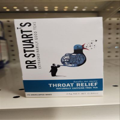 Dr. Stuart's Herbal Teas Throat 15 Tea Bags Each