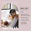 Organic Aromas Elegance Aromatherapy Diffuser for Essential Oil, Waterless Glass Nebulizer w/Auto-Off Switch, BPA Free - Lightwood view 3