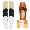 ZUCNANA Arch Support Inserts for Women Flat Feet (12 Pieces), Soft Gel Arch Support Insoles for Plantar Fasciitis, Reusable Arch Pads for Foot Pain Relief, One Size Fits Any view 1