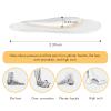 ZUCNANA Arch Support Inserts for Women Flat Feet (12 Pieces), Soft Gel Arch Support Insoles for Plantar Fasciitis, Reusable Arch Pads for Foot Pain Relief, One Size Fits Any view 3