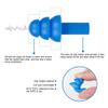 50 Pair Silicone Ear Plugs in Plastic Cases Soft Reusable Comfortable in Bulk Hearing Protection Water Earplugs Shower Diving Surfing Waterproof Sports Reusable Ear Plugs for Swimming Adults view 3