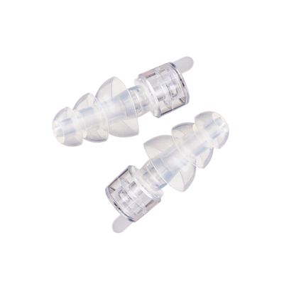 Etymotic ER20XS ETY Earplugs - Large Size, Clear - High-Fidelity Hearing Protection - Up to 20 dB Sound Reduction - Reusable - Includes Neck Cord & Carrying Case