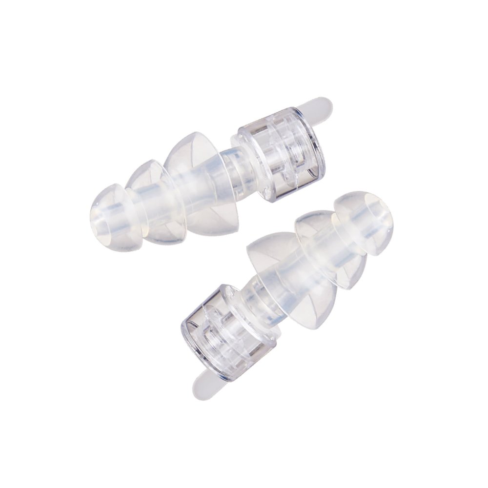 Etymotic ER20XS ETY Earplugs - Large Size, Clear - High-Fidelity Hearing Protection - Up to 20 dB Sound Reduction - Reusable - Includes Neck Cord & Carrying Case