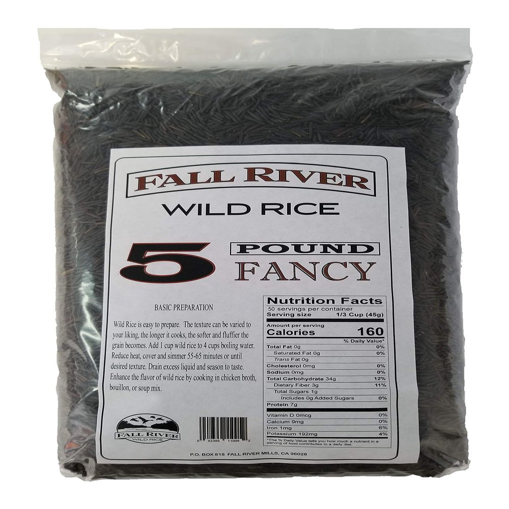 Fall River Wild Rice 5 Pounds - Fancy