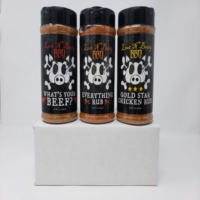3J3B3R Automotive Products Beef - Everything Rub - Car Snacks c