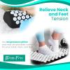 Sivan Back and Neck Pain Relief Acupressure Mat and Pillow Set, Chronic Back Pain Treatment - Relieves Your Stress of Lower Upper Back and Sciatic Pain - Black view 4