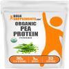 BulkSupplements.com Organic Pea Protein Powder - Plant Based & Vegan Protein Powder - Unflavored & Gluten Free, 30g per Serving, 1kg (2.2 lbs) (Pack of 1) view 1