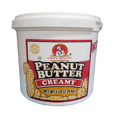 Chef's Quality - Creamy Peanut Butter - 5 lb tub