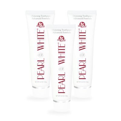 BEYOND Pearl White Whitening Toothpaste (Advanced, 3 Pack of 4.6 oz / 130 g)