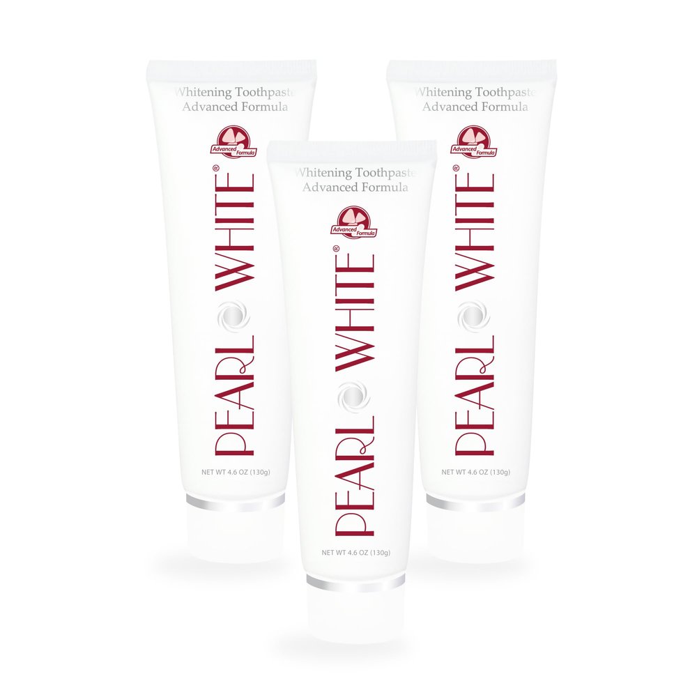 BEYOND Pearl White Whitening Toothpaste (Advanced, 3 Pack of 4.6 oz / 130 g)