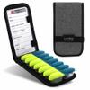 Lewis N. Clark Magnetic Folding Pill Organizer Supplement Case for OTC Medicine, Prescription Vitamins - 14 Slots, Gray/Black (B779) view 1