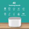 Magicteam Sleep Sound White Noise Machine with 40 Natural Soothing Sounds and Memory Function 32 Levels of Volume Powered by AC or USB and Sleep Timer Sound Therapy for Baby Kids Adults (B-White) view 2