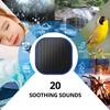 Magicteam White Noise Machine with 20 Non Looping Natural Soothing Sounds Memory Function 32 Levels of Volume Powered by AC or USB and Sleep Sound Timer Therapy for Baby Kids Adults Black view 2