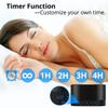 Magicteam White Noise Machine with 20 Non Looping Natural Soothing Sounds Memory Function 32 Levels of Volume Powered by AC or USB and Sleep Sound Timer Therapy for Baby Kids Adults Black view 3