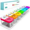 Daviky Extra Large Weekly Pill Organizer 2 Times a Day, XXL AM PM Pill Organizer 7 Day, Big Pill Case with Large Compartments, Daily Medicine Box to Hold Vitamin, Supplement and Medication view 1