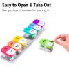 Daviky Extra Large Weekly Pill Organizer 2 Times a Day, XXL AM PM Pill Organizer 7 Day, Big Pill Case with Large Compartments, Daily Medicine Box to Hold Vitamin, Supplement and Medication view 4