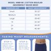 Wearever Mens Incontinence Boxer Briefs for Bladder Control with Regular Absorbency - Reusable & Washable Leak Proof Underwear for Men 150 ml (Pack of 6) (Navy) (XL) (Waist 42-44) view 3