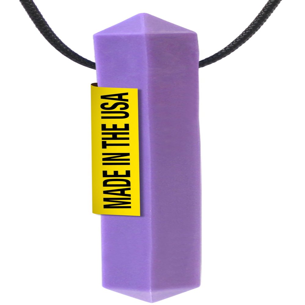 ARK Krypto-Bite, Chew Necklaces for Sensory Kids and Adults, Oral Fidget for Autism, ADHD, SPD, Anxiety, Medical-Grade Sensory Chew Necklace, XXT, Very Firm, Lavender