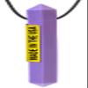 ARK Krypto-Bite, Chew Necklaces for Sensory Kids and Adults, Oral Fidget for Autism, ADHD, SPD, Anxiety, Medical-Grade Sensory Chew Necklace, XXT, Very Firm, Lavender view 1