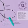 ARK Krypto-Bite, Chew Necklaces for Sensory Kids and Adults, Oral Fidget for Autism, ADHD, SPD, Anxiety, Medical-Grade Sensory Chew Necklace, XXT, Very Firm, Lavender view 3