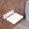 Folding Shower Seat Bench, Wall Mount Bathroom Bath Safety Stool Chair Bench Bathroom Drop-Leaf Wall Stool for Bath Toilet Hotel, 130kg Capacity for Senior Handicap Disabled Medical Use view 1