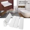 Folding Shower Seat Bench, Wall Mount Bathroom Bath Safety Stool Chair Bench Bathroom Drop-Leaf Wall Stool for Bath Toilet Hotel, 130kg Capacity for Senior Handicap Disabled Medical Use view 3