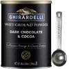 Ghirardelli Sweet Ground Dark Chocolate & Cocoa Powder, 3 Pound Can (Pack of 1) with Ghirardelli Stamped Barista Spoon view 1