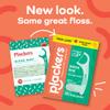 Plackers Micro Mint Dental Flossers, Fold-Out Toothpick, Super Tuffloss, Easy Storage with Sure-Zip Seal, Fresh Mint Flavor, 150 Count (Pack of 4) view 2