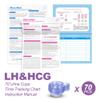 MomMed Pregnancy Test Strips (HCG20-LH60), Includes 20 Pregnancy Tests, 60 Test Strips, 80 Urine Cups, Easy to Use Ovulation Predictor Kit, Accurate Fertility Test for Women view 3