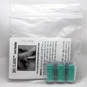 DMV Classic Vented Hard Contact Lens Remover (Green, 3 Packs)