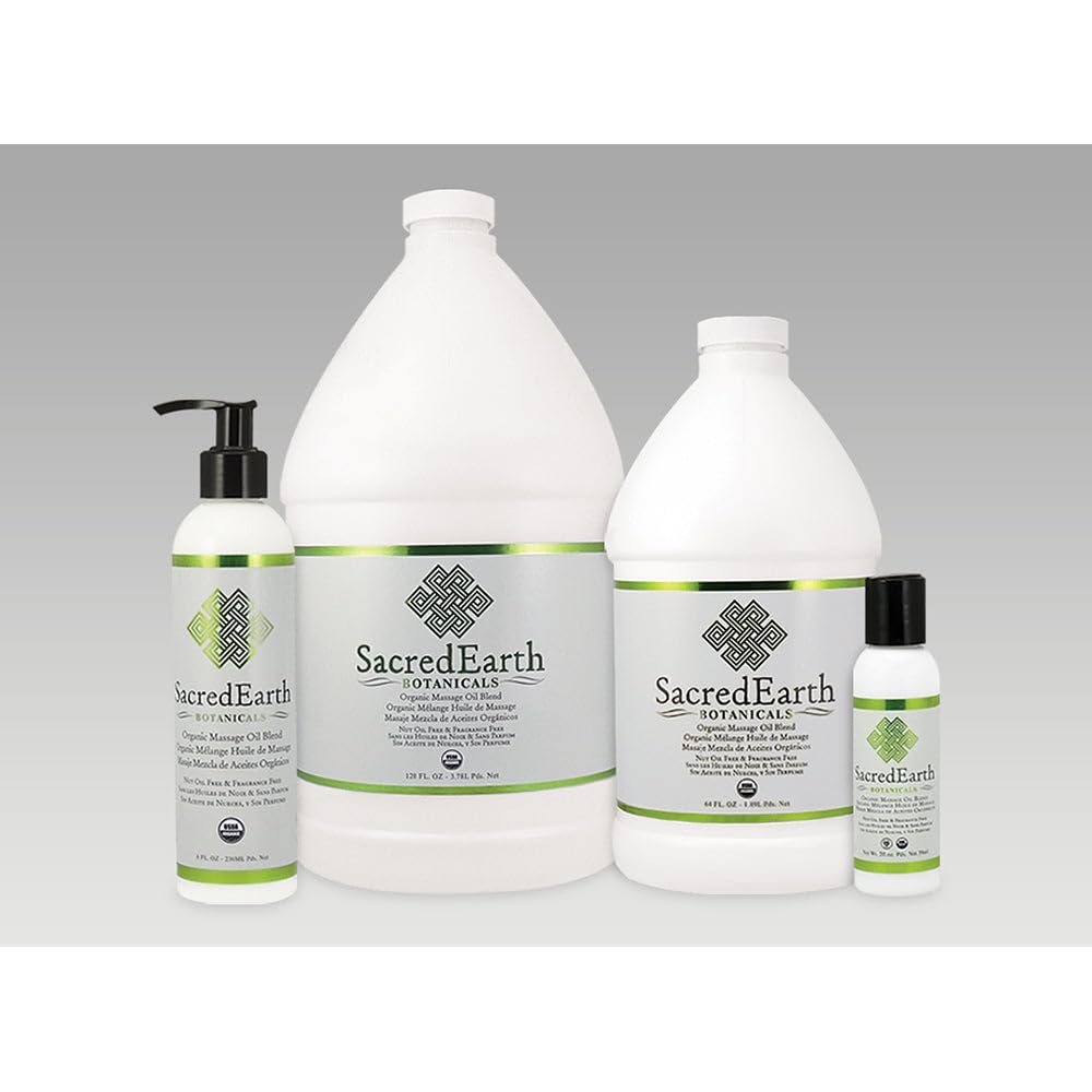 Sacred Earth Organic Massage Oil - half gallon by Sacred Earth Botanicals