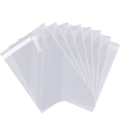 200 ct 9 X 12 Clear Cello Cellophane Bags Self Sealing and Releasable Food Safe for Shirts, Gift, Cookies, Candies 1.6 Mil, Bulk